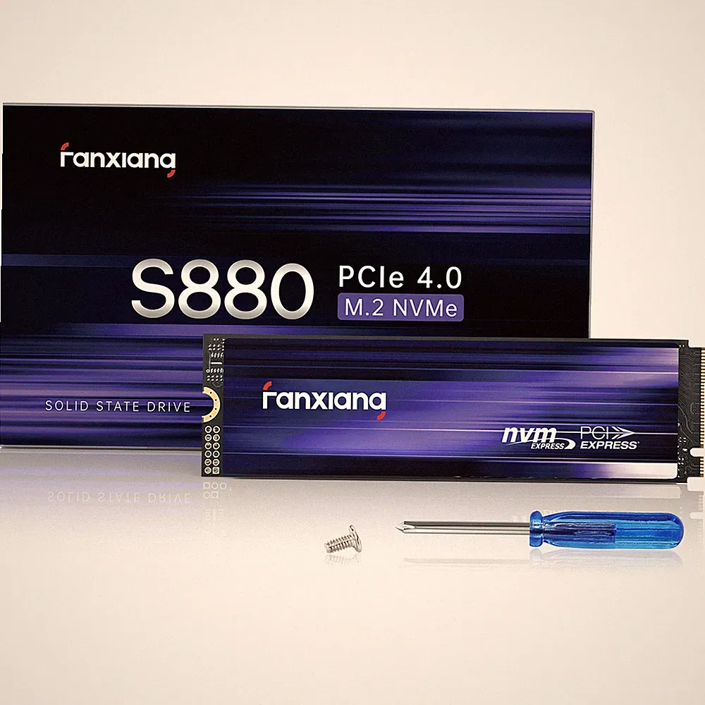 Fanxiang M.2 NVME Gen 4 Internal 1TB 2TB 4TB SSD Lot HeatSink 7300MBS PS5/MAC/PC