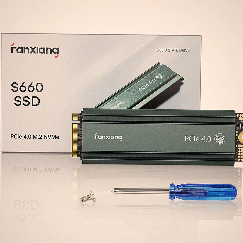 Fanxiang M.2 SSD 1TB 2TB 4TB NVMe Heatsink Gen4x4 Internal Solid Hard Drive Lot